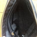 Michael Kors MICHAEL Black Textured Patent Leather Gold-tone Cindy Crossbody Bag Photo 7