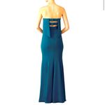 Jay Godfrey  Clark Dress strapless teal floor length gown size 2 Photo 1