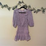 Sabo Skirt  Lilac Ruched Mini Dress Photo 4