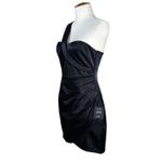 Lulus Women's Dress Sz M New Little Black Mini One Shoulder Night‎ Out Cocktail Size M Photo 1