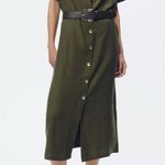ZARA  belted midi dress Photo 0