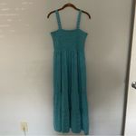 easel Blue & White Striped Maxi Tiered Dress Summer Photo 1