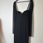 Oh Polly San Marino Embellished Side Split Maxi Dress in Black us 6 Photo 6