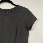 Ann Taylor Grey Short Sleeve Knee Length Sheath Dress Womens S Academia Preppy Photo 9