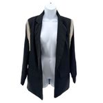 Plus Size Fringe Shoulder Blazer Jacket Black Chain Tassel Western Glam 2XL NWOT Photo 3