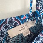 Loft  Women’s Large Baroque Shirt Dress Patterned with Belt Work Career Office Co Photo 1