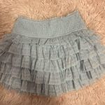 American Eagle  Light Blue ruffle skirt Photo 1