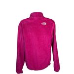 The North Face WOMENS FULL ZIP SMALL FLEECE BRIGHT PINK JACKET WITH POCKETS Photo 5
