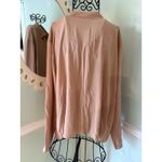 Alexia Admor ALEXIA ADMIR NUDE LONG SLEEVE XL Top Blouse Shirt Button Front Photo 2