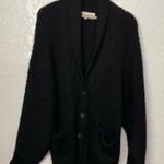 Mara Hoffman  Lofty Alpaca RYAN CARDIGAN Black Shawl Collar Photo 0