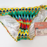 Luli Fama Luli Fami Tulum Party Full Ruched Back Bikini Bottom NWT Photo 0