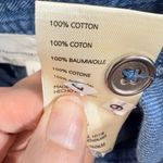 by Anthropologie Blue Denim Side Button High Waist Harem Pant Sz S Photo 4