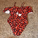 Tempt Me Leopard Print Ruffle One Piece Swimsuit Photo 1