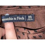 Abercrombie & Fitch NEW Brown Black Satin Polka Dot Maxi Skirt Womens Size XS Photo 5