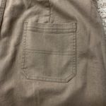 Woolrich Women's Straight Leg Flat Front Pants Cotton Casual Dark Khaki Size 16 Photo 4