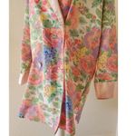Victoria's Secret VTG Victoria’s Secret Gold Label Floral Robe Nightgown Double Breasted S… Photo 5