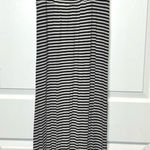 Calvin Klein  Striped‎ Maxi Dress Sleeveless Black White Casual Size 2 Photo 0