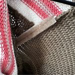 Vintage Casual Corner Preppy Cable Knit Tennis Sweater Olive Pink Women’s M Green Size M Photo 8