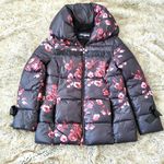 Karl Lagerfeld Paris Floral Print Puffer Jacket Size Small Photo 0