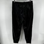 ZARA Faux Leather Jogger Pants Drawstring Pocket Elastic Waist Black M NWT Photo 7