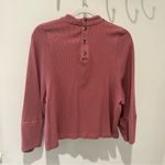 Madewell  Pink Long Sleeve Top Photo 6