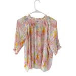 Current Air Anthropologie Angelica Water Color Blouse Photo 2