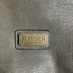 HAYDEN HARNETT SAVANNAH HOBO Deep Green Satchel Shoulder Bag Purse Faux Leather Photo 2