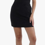 French Connection NWT Lolo Cutout Bow Back Dress Black Size 12 Photo 0