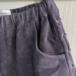 Karina Grimaldi  Suede‎ Claudia Short with Lace Up Sides in Black Size S Photo 1