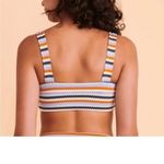 l*space L* Lee Lee Bralette Bikini Top Size S Over The Moon Stripe‎ NWT Photo 1