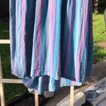 Urban Outfitters UO Betsey Linen Halter Blue Boho Midi Dress  S Photo 5