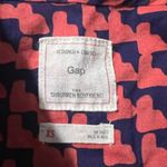 Gap The Shrunken Boyfriend Shirt Women's XS Pink Blue Long Sleeve Button Down Photo 4