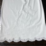 Vintage Deena Fine Lingerie White Embroidered Skirt Slip Size M Photo 8