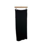 H&M  Women’s Jersey Knit Crossover Front Midi Skirt Black Size S Photo 1
