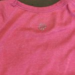 Athleta Shirt Womens Size Small Fast Track Ruche Short Sleeve Pink Top Run Gym Photo 4
