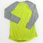 PINK - Victoria's Secret Victoria’s Secret Pink XS Neon Yellow & Grey 3/4 Sleeve Top Photo 2