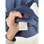 Softies Dream Knit Indigo 1/4 Quarter Zip Short Set Matching Lounge Set Small Blue Photo 4