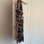Diane Von Furstenberg NWT  X Target Halter Neutral Leopard Jumpsuit Size Small Photo 2