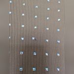 River Island Long sleeve Bodycon Ribbed Midi Nwt Jeweled Dress W/Flaw Sz 8 Photo 4