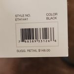 Ellen Tracy NEW Octavia Women's Black Pebbled Leather Gold Chain Crossbody Bag Photo 5