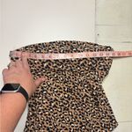 Aerie  Cheeky Leopard One Piece Swimsuit Size Medium Strapless Bathing Suit Photo 3