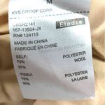 Elodie  | Medium | Houndstooth Wool Blend Tan and Black Lined Mini Skirt Photo 5