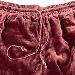 Garnet Hill Wide Leg Velvet Silk Blend Pants Women’s Size Small Burgundy NEW Photo 4