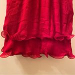 American Rag Candy Apple Red Ruffle Dress Size Extra Small Photo 4
