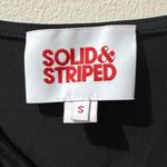 Solid & Striped  Kimberly Midi Dress in Blackout size small Photo 3