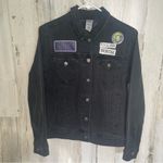 Disney  Trucker Jacket Haunted Mansion Madame Leota Denim Jean Halloween size XS Photo 1