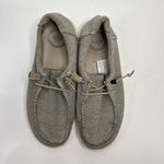 Hey Dude  Size 8 Wendy Loafers Sox Beige Knit Slip On Shoes Lightweight Women’s Photo 6