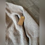 LE JEAN Brown Knit Cardigan Sweater Size 10 Photo 10