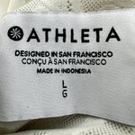 Athleta Sightseer Lace Jacket Stand Collar Full Zip Trail Hiking Stretch White L Photo 2