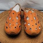 Bernie Mev  Women's Orange Sandal Size 37EU / 6.5 US Slip ons flats Photo 1